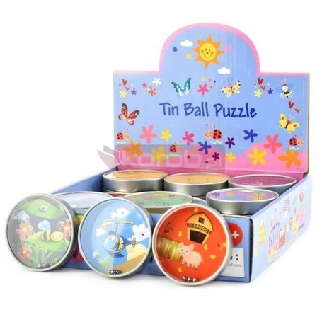 Tin ball metalowa gra zręcznościowa z kulkami