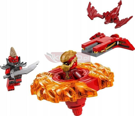 LEGO NINJAGO 71823 SMOCZE SPINJITZU KAIA, zestaw klocków dla dzieci 6+