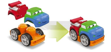 Mega Bloks Wyścigówki malucha Ast. FLT35