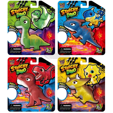 Gniotek dinozaur do rozciągania MIX