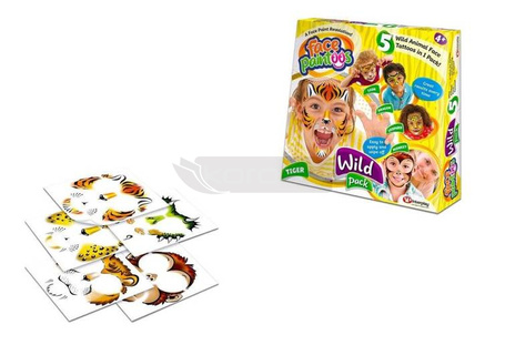 Tatuaże na twarz - dzikie zwierzęta