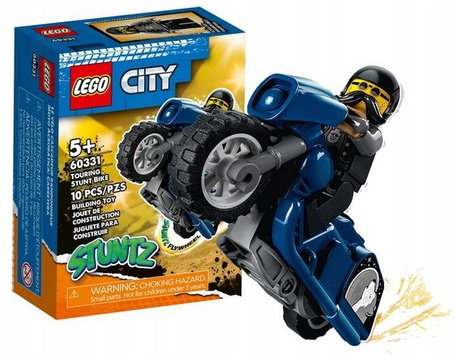 LEGO CITY 60331 TURYSTYCZNY MOTOCYKL KASKADERSKI zestaw dla dzieci +5 lat