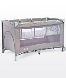 Łóżeczko turystyczne Basic Plus Grey