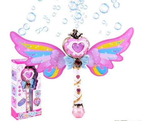 Różdżka z światłem i bańkami