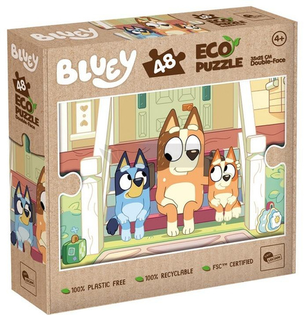 Puzzle 48 Bluey Eko dwustronne