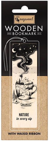 Zakładka drewniana Kubek podróże