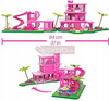 MEGA BLOKS KLOCKI BARBIE zestaw klocków DREAMHOUSE DOMEK MARZEŃ filmowy HPH26