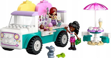 LEGO FRIENDS 42644 Furgonetka z lodami w mieście Heartlake, zestaw klocków