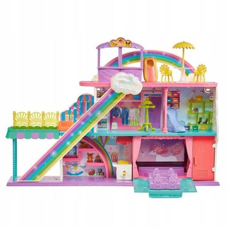 LALKA POLLY POCKET ZESTAW TĘCZOWE CENTRUM HANDLOWE HHX78