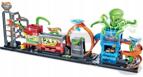 Hot Wheels zestaw Mega Myjnia Atak ośmiornicy GTT96