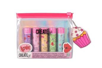 Balsam dla ust 5szt + kosmetyczka CREATE IT!