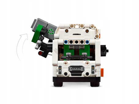 LEGO TECHNIC 42167 ŚMIECIARKA MACK LR ELECTRIC zestaw klocków +8 lat