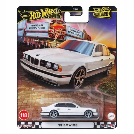 HOT WHEELS PREMIUM BOULEVARD #118 '91 BMW M5 JBL24