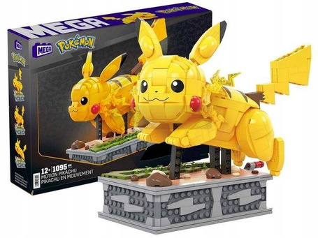 MEGA POKEMON KLOCKI 1095el PIKACHU kolekcjonerski HGC23