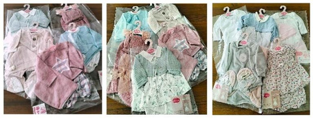 Zestaw ubranek dla lalek 42cm 5szt