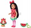 Lalka Barbie Chelsea Kostium Arbuz z pieskiem GHV71