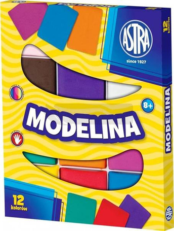 Modelina 12 kolorów ASTRA