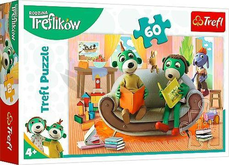 Puzzle 60 Wspólne czytanie bajek Trefliki TREFL