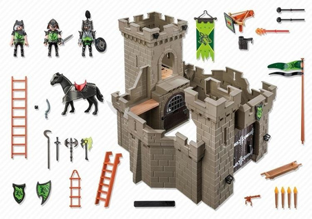 PLAYMOBIL 6002 Forteca rycerzy herbu Wilk