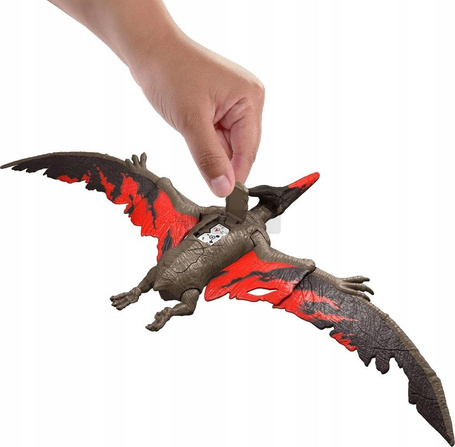 JURASSIC WORLD CHAOS THEORY Dziki ryk, Pteranodon, z dźwiękiem JCL70