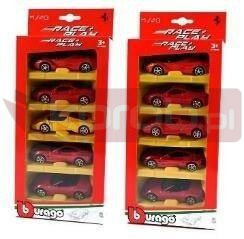 Ferrari Race + Play 5-pak 1:18 BBURAGO
