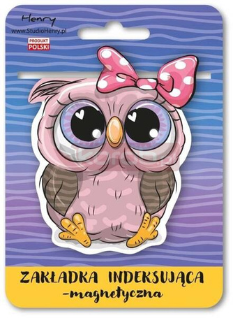 Zakładka magnetyczna - Sowa adult