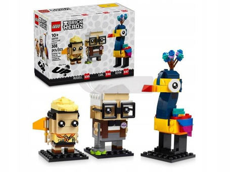 LEGO BRICKHEADZ 40752 Carl, Russell i Kevin z filmu Odlot, zestaw +10 lat