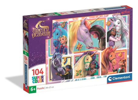 Puzzle 104 Super Kolor Unicorn Academy