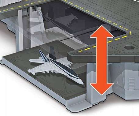 Matchbox lotniskowiec Top Gun GNN28