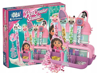 CLEMENTONI CREA IDEA FABRYKA DŁUGOPISÓW Koci Domek Gabi dla dzieci +6 lat 18214