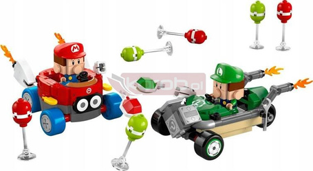 LEGO SUPER MARIO 72034 Mario Kart Baby Mario kontra Baby Luigi