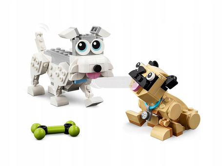 LEGO CREATOR 31137 UROCZE PISIAKI pies pieski psy, zestaw klocków +7 lat