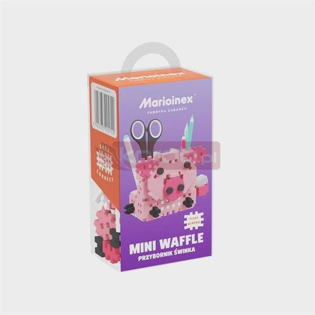 Mini Waffle 70 elementów Przybornik świnka