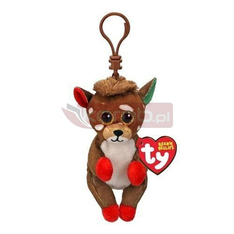 Beanie Bellies Juno - Brązowy renifer 8,5cm brelok