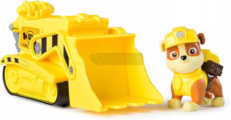 PSI PATROL POJAZD BULDOŻER RUBBLE + figurka Rubble 6071214