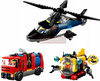LEGO CITY 60462 Zestaw z helikopterem, wozem strażackim i łodzią podwodną