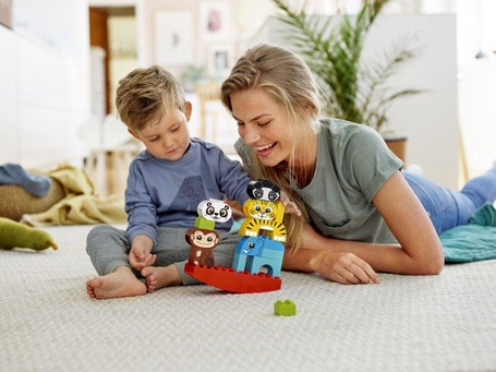 Klocki DUPLO 10884 Moje pierwsze zwierzątka na równoważni