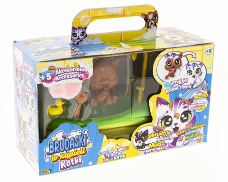 Brudaski w kąpieli Kotki - Lili z wanną