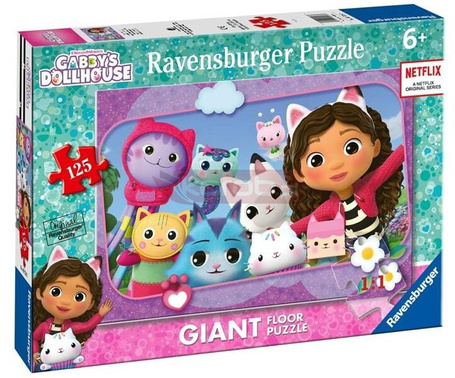 Puzzle 125 Koci domek Gabi Giant