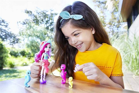Lalka Enchantimals Syrenka Sedda Seahorse i koniki morskie HCF73