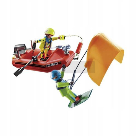PLAYMOBIL 70144 ŁÓDŹ RATOWNICZY KITESURFER