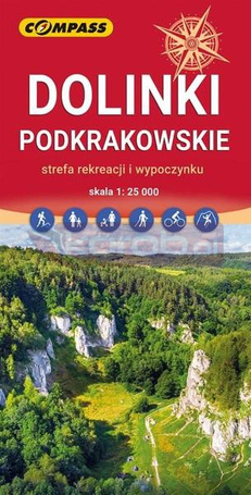 Mapa - Dolinki Podkrakowskie 1:25 000