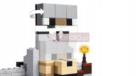 LEGO MINECRAFT 21261 WILCZA TWIERDZA zestaw klocków dla dzieci 8+