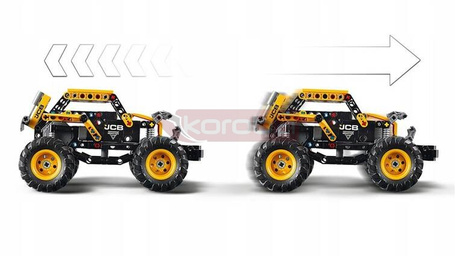 LEGO TECHNIC 42199 Monster Jam0 DIGatron Pull-Back, zestaw klocków +7 lat