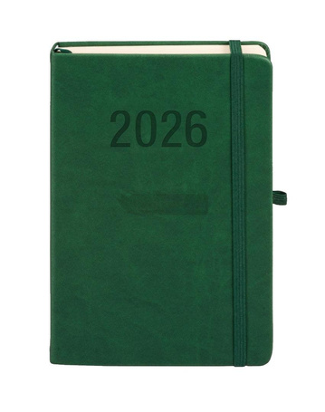 Kalendarz 2026 A5 Memofix DNS zielony