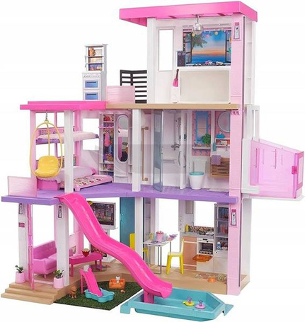 Lalka Barbie domek Dreamhouse willa z basenem GRG93