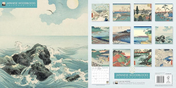 Kalendarz 2026 ścienny Japońskie drzeworyty
