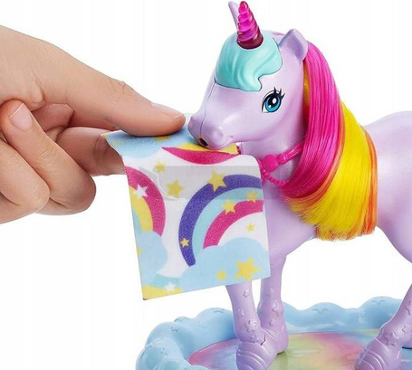 Lalka Barbie Księżniczka z jednorożcem GTG01