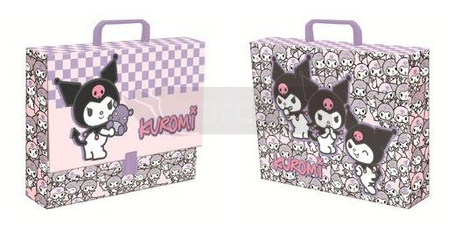 Teczka z rączką A4 XL Kuromi pink