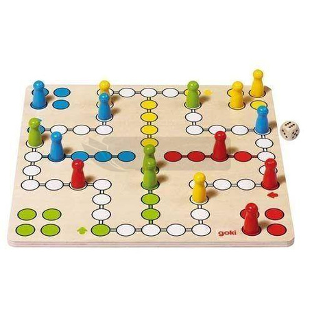 Drewniana gra Chińczyk